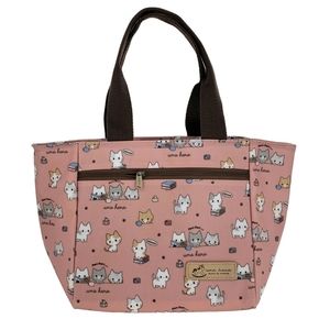 Cat Insulated Lunch Tote Bag Thermal & Cold Snack Cooler Pail Bento Container